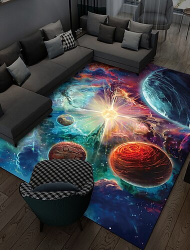  vloerkleed educatieve buitenruimte universum planeet vloerkleden woonkamer interieur, tapijten gebied matten voor kinderen jongens meisjes slaapkamer