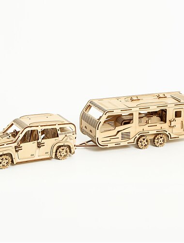 3d деревянные пазлы, модель «сделай сам», игрушка-головоломка на колесах, подарок для взрослых и подростков, подарок на фестиваль/день рождения