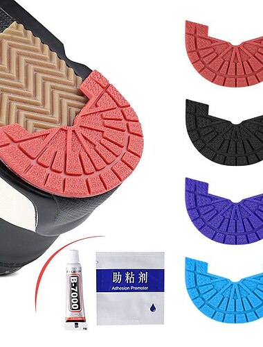  adesivi per suola antiscivolo autoadesivi adesivi per scarpe resistenti all'usura protezione per scarpe sportive toppa antiusura suola in gomma ispessita