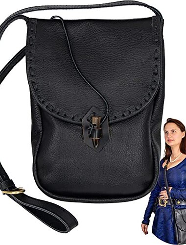  Medieval Renacimiento bolsa Pouch Bolsa para cadáveres cruz Pirata Vikingo Ranger Tiro al arco Disfraz Mujer Celta Vikingo Fantasía Mascarada Fiesta / Noche Adulto Maleta