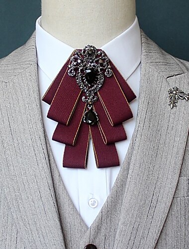  мужской базовый галстук-бабочка в стиле колор-блок черный красный синий 2024