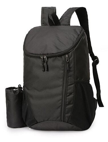  Leichter, wasserdichter Wanderrucksack – Outdoor-Reiserucksack mit großem Fassungsvermögen und Wasserflaschenhalter, robuster Camping-Tagesrucksack für Männer und Frauen