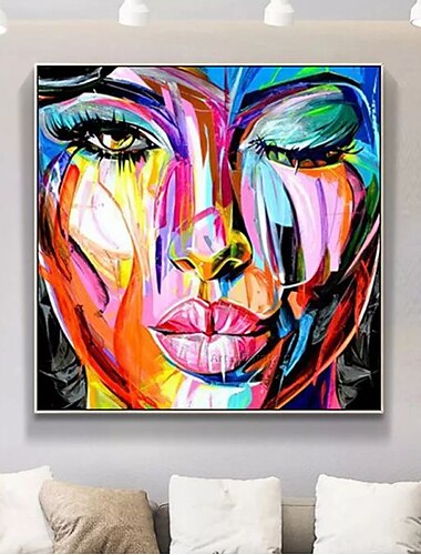  pittura a olio fatta a mano dipinta a mano wall art ritratto donna decorazione della casa arredamento tela arrotolata senza cornice non stirata