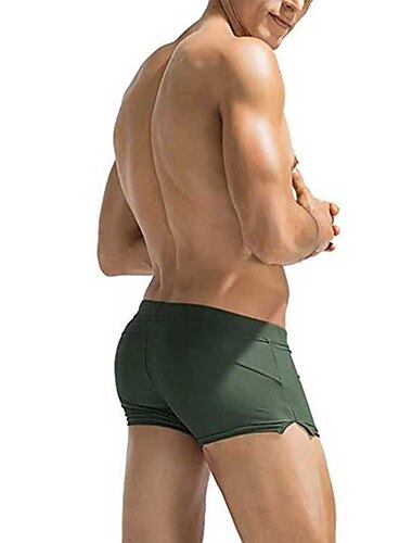  Herren Badeshorts Boardshorts Badehosen Kordelzug Reißverschlusstasche Einfarbig Komfort Atmungsaktiv Kurz Lässig Ferien Schwimmbad Streetwear Stilvoll Schwarz Weiß
