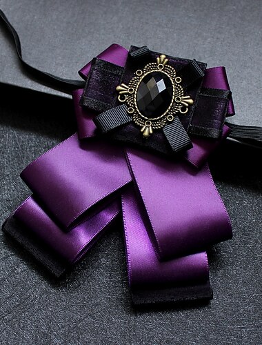  Voor heren Modieus Vlinderdas Effen Kleur Zwart Geel Rood 2023