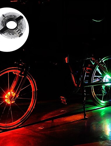  led fietslicht led licht fietsen waterdicht meerdere standen ag13 60 lm knoopcelbatterij wit rood blauw camping/wandelen/speleologie fietsen/fiets