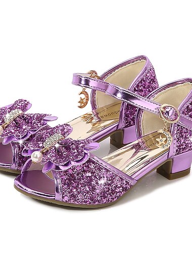  Frozen Cuento de Hadas Princesa Elsa Zapatos Lentejuelas Cosplay de película for Chica Niños Carnaval Mascarada