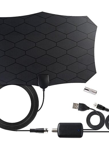  3000 Meilen 8K Digital DVB-T2 TV-Antenne Indoor mit Verstärker Booster 1080p Antenne für Autoantenne Wohnmobil Reise Smart TV