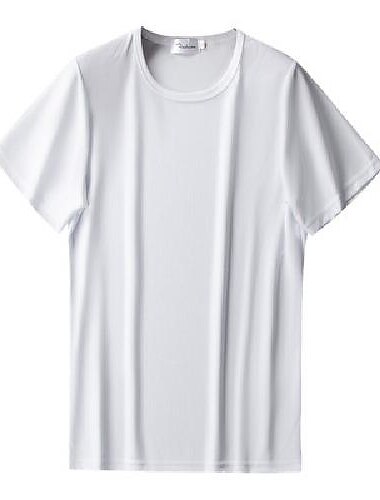  ice silke mesh kortærmet t-shirt herre hurtigttørrende løs plus size fat guy sport 2021 sommer halværmede herretoppe