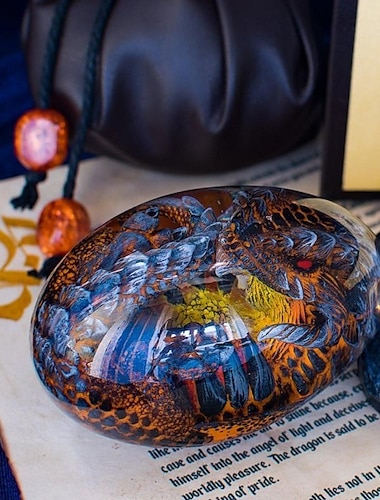  oeuf de dinosaure oeuf de dragon de lave chaude résine cadeau maison