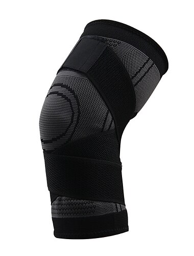  une paire sangle courte compression genou protection exercice fitness course alpinisme basket-ball genou protection respirant nylon tricot sport genou protection
