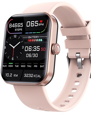  iMosi F57L Slimme horloge 1.91 inch(es) Smart horloge Bluetooth Stappenteller Gespreksherinnering Activiteitentracker Compatibel met: Android iOS Uniseks Lange stand-by Waterbestendig Mediabediening