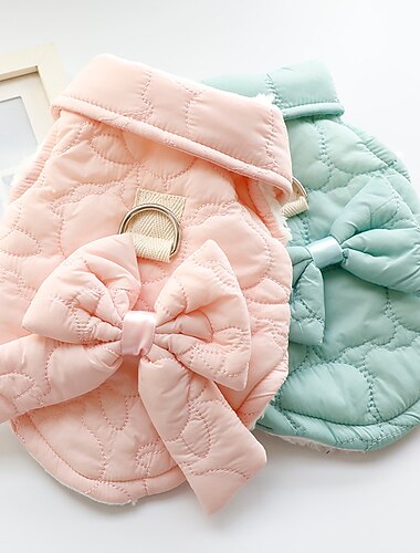  Prodotti per cani Prodotti per gatti Gilè Tinta unita Adorabile Moda Casual quotidiano Inverno Morbido Esterno Casual / quotidiano  Abiti per cuccioli di cane