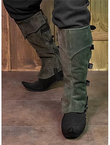  Medieval Renascentista polainas Polainas Capas para botas Pirata Viking Ranger Tiro com arco Homens Unisexo Pirata Fantasia Baile de Máscaras Festa / Noite Adulto Tampa da sapata