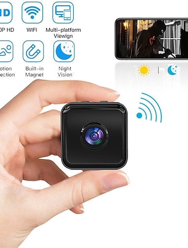  New X2 Mini Camera HD 1080P WiFi IP Camera Home Security Night Vision Wireless Remote Surveillance Camera Mini Cameras