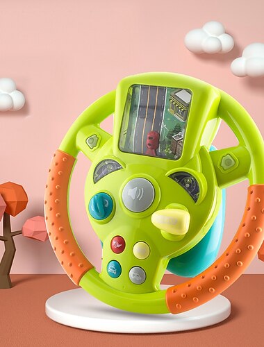  Kindersimulation Lenkrad elektrisches Spielzeug Beifahrer Fahrzeugsimulator frühe Bildung pädagogisches Kinderspielzeug