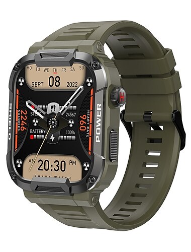  iPS mk66 Okos óra 1.85 hüvelyk Intelligens Watch Bluetooth Lépésszámláló Hívás emlékeztető Testmozgásfigyelő Kompatibilis valamivel Android iOS Női Férfi Vízálló Hosszú készenléti idő Kéz nélküli
