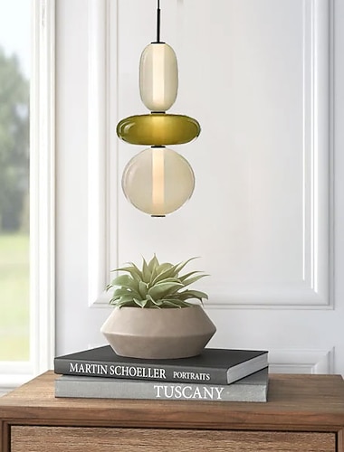  led pendelleuchte glas modernes insellicht nachttischleuchte 16 cm single design nordic style 220-240v 110-120v
