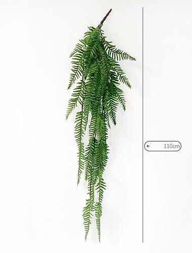  Grüne Pflanze persisches Blatt Wandbehang Hochzeit Bar Restaurant Wanddekoration Materialien Simulation hängende Pflanzen, gefälschte Blumen für Hochzeit Bogen Garten Wand Home Party Dekoration