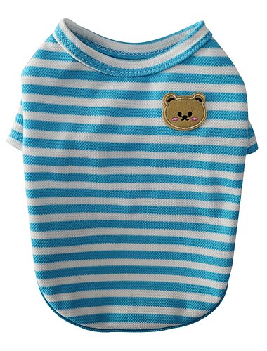  Hund Katze Hemd / T-Shirt Mode Niedlich Atmungsaktiv Weich Waschbar Bequem Outdoor Alltagstauglich Hundebekleidung for Bichon Frise Zwergspitz Baby Haustier Papillon Klein