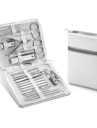  Maniküre-Set Pediküre-Set – 26-teiliges Maniküre-Set Professionelle Nagelknipser Edelstahl-Nagelpflege-Set Pediküre-Set für Damen und Herren