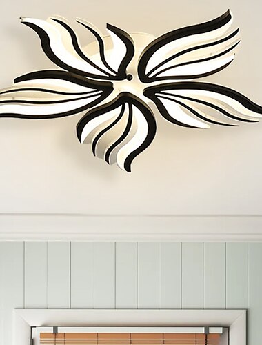  Dimmable cluster design plafonniers en plastique style artistique style moderne nouveauté noir led moderne 110-240 v