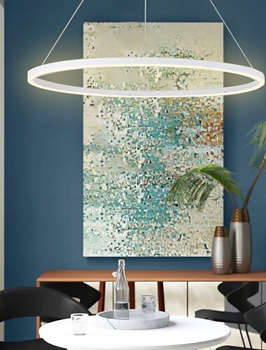  مصباح معلق LED 40/60/80 سم 1-Light Ring Design Circle Design