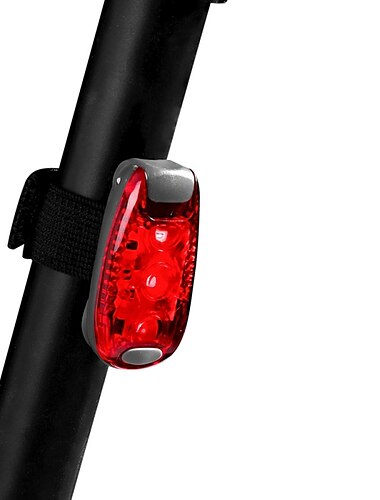  LED Radlichter Blinklicht Fahrradrücklicht LED Fahhrad Radsport Neues Design Windundurchlässig Einfach zu tragen Langlebig CR2032 120 lm CR2032 Batterie Rot Radsport