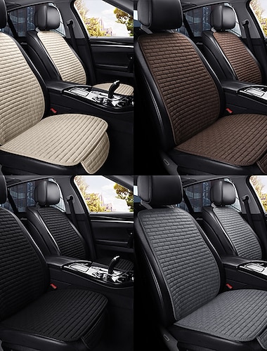  1 pcs / 2 piezas Protector de asiento de coche para Asientos delanteros Transpirable Cómodo Ajuste universal para Todoterreno / Coche