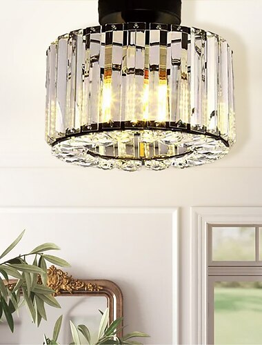  22 cm taklampor led kristall halllampa veranda lätt metallmålad finish modern 220-240v