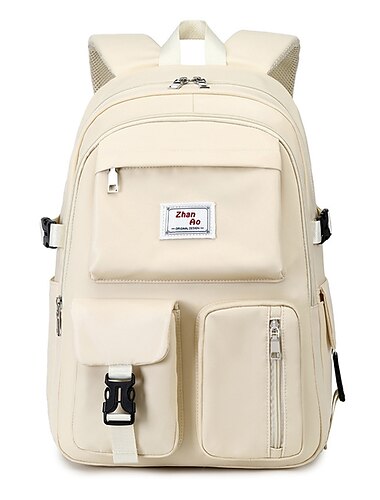  sac à dos en tissu oxford imperméable pour l'école et les voyages - design multi-poches élégant, parfait pour les étudiants, la rentrée scolaire