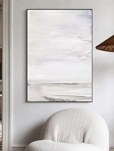  Dipinto A Mano Dipinto A Mano Dipinto A Olio Da Parete Moda Moderna Astratta Bianco Tela Dipinto Decorazione Della Casa Arredamento Tela Arrotolata Dipinti