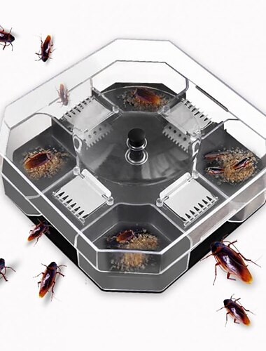  Trampas para cucarachas grandes para el hogar, trampa para cucarachas, trampa para cucarachas, captura para cocina y baño