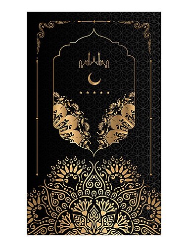  muslimische gebetsmatte eid mubarak mehrfarbiger flanellteppich rechteckig hause schlafzimmer teestube coole teppich gebetsmatte