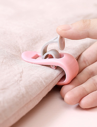  10 stks dekbed clips antislip houder quilt deken clips laken fixer slaap wasknijpers cover sluiting grijper gemakkelijk te ontgrendelen
