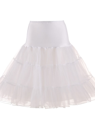  50er Jahre Prinzessin Petticoat Reifrock Tutu Unterrock Crinoline Tüllrock Damenkostüm Vintage Cosplay Party / Abendball kurz / Minirock