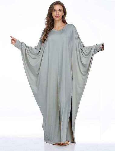  Damen Kleid Abaya Religiös Saudi-Arabisch arabisch Muslim Ramadan Erwachsene Kleid