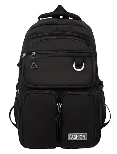  Rosa Nylon-Rucksack für Damen mit mehreren Taschen – leichte, wasserdichte Schul- und Reisetasche für die Uni, die Arbeit oder den täglichen Gebrauch
