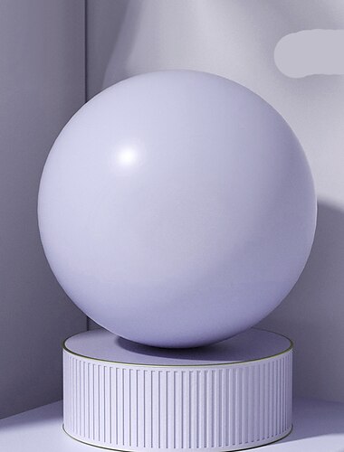  Yoga-Ball 25 cm Gymnastikball Schwangerschafts-Geburtsball-Stuhl flexibler Sitzball Pilates verdickter Anti-Burst-Balanceball für Fitness-Training mit Aufblaspumpe