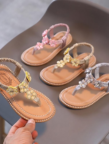  Κοριτσίστικα Σανδάλια Καθημερινά Λουράκι στη Φτέρνα Σχολικά παπούτσια PU Μη ολίσθηση Μεγάλα παιδιά (7 ετών +) Τα μικρά παιδιά (4-7ys) Σχολείο Γενέθλια Δώρο Παραλία Περπάτημα Για Υπαίθρια Χρήση