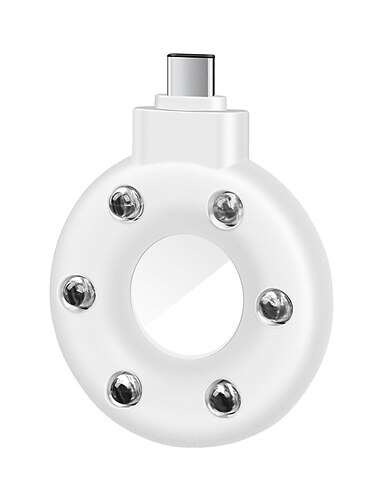  Kamera-Detektoren LED-Detektor für versteckte Geräte Anti-Spionage-Kamera-Finder lokalisiert versteckte Geräte USB-C tragbarer Mini-Handy-Diebstahlalarm in Hotels und Badezimmern