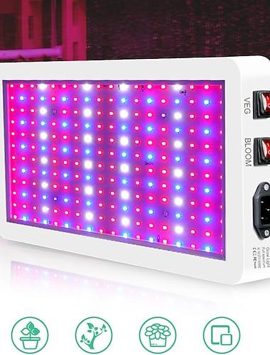  LED Grow Lights Full Spectrum 30/50/80W 81-312 LED Beads Easy Install For Greenhouse Hydroponic Growing Light Fixture 85-265 V Vegetable Greenhouse