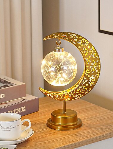  ramadan eid mubarak lichter dekorative nachtlampe urlaub beleuchtung muslim ramadan festival led schloss stern mond nachtlicht hause schlafzimmer dekoration