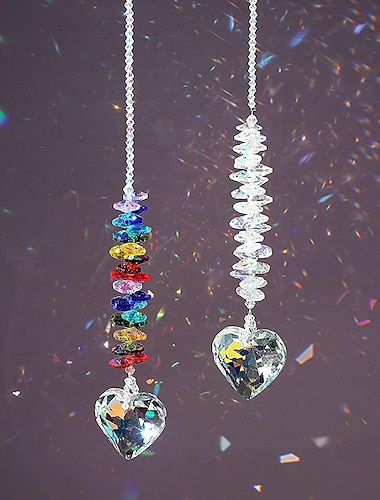  Atrapasueños Arco Iris puente pérdida de mascotas corazón sol receptor para decoración del hogar bola colgante