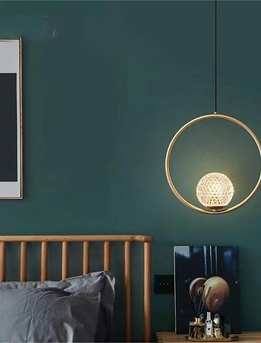  led pendelleuchte kronleuchter decke sphärische hängeleuchte g9 innenleuchte für schlafzimmer, bad, küche wohnzimmer bar restaurant kabel einstellbar