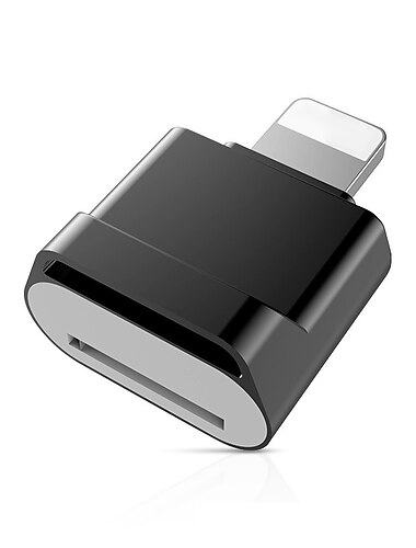  micro sd kartenleser konverter geeignet für iphone ipadotg zu micro sd/tf kartenleser betrachter adapter speicherkartenlesen für iphone 14/13/12/pro/11/x/xr/max/8 unterstützt ios 13 und exfat & fett32