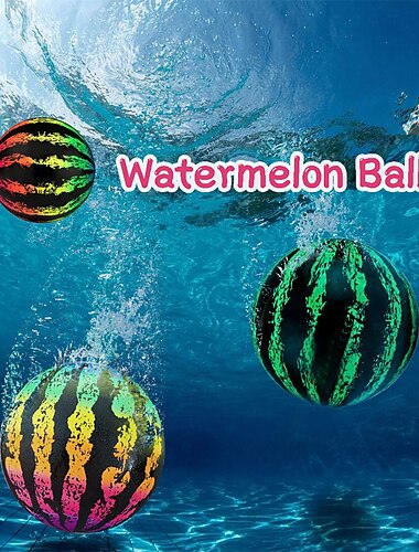  السباحة الأطفال الكبار متعددة اللاعبين تحت الماء اللعب الإبداعية البطيخ الكرة نطاطة محاكاة البطيخ الكرة المطاطية لعبة تجمع