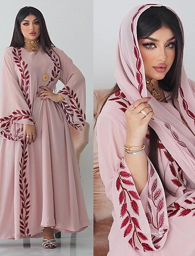 Női Ruhák Abaya Vallásos szaúd arab arab muszlim Ramadan Felnőttek Ruha