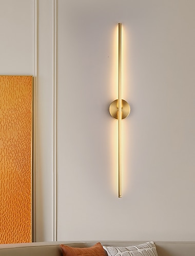  lightinthebox Apliques de pared LED Lámparas de pared regulables para interiores Lámpara de pared de cobre para sala de estar dormitorio baño pasillo puerta escalera, mesita de noche 110-240v
