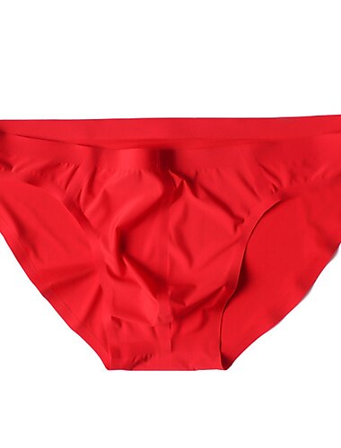  Herren 2packs Slip Unterhosen Nylon Waschbar Komfortabel Glatt Tiefe Hüfthöhe Schwarz Weiß